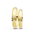 Aveline Diamond Wedding Band Set