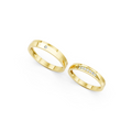 Elvar Diamond Wedding Band Set