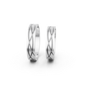 Elara Interwoven Wedding Band Set