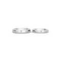 Elvaris Princess & Round Diamond Wedding Band Set