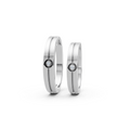 Soren Bezel Diamond Wedding Band Set