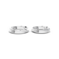 Elara Diamond Twist Wedding Band Set