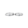 Elara Round Diamond Wedding Band Set