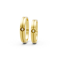 Soren Bezel Diamond Wedding Band Set
