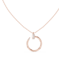 Orlina Diamond Circle Pendant