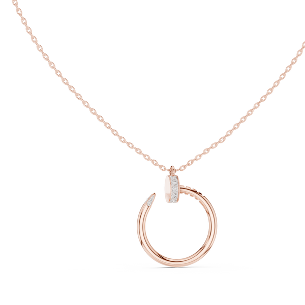 Orlina Diamond Circle Pendant
