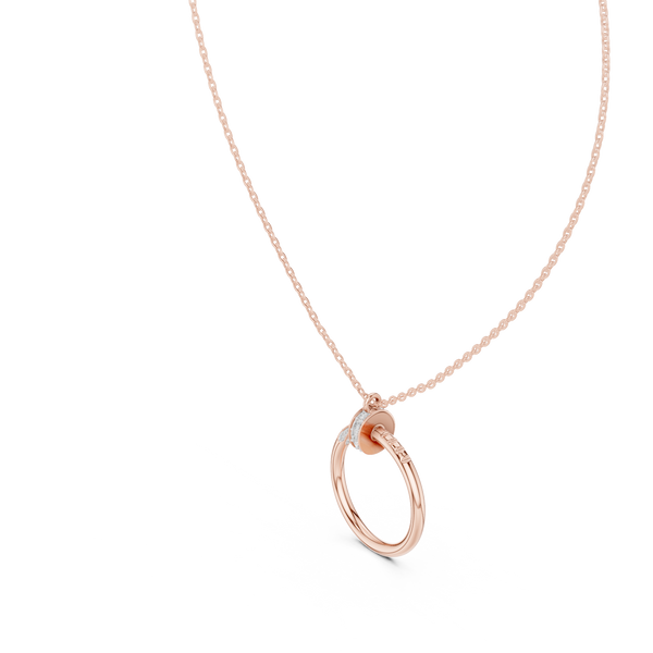 Orlina Diamond Circle Pendant
