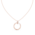 Orlina Diamond Circle Pendant