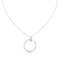 Orlina Diamond Circle Pendant