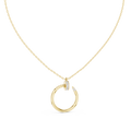 Orlina Diamond Circle Pendant