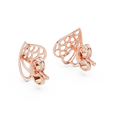 Liora Sculptural Openwork Leaf Stud Earrings
