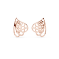 Liora Sculptural Openwork Leaf Stud Earrings