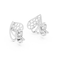 Liora Sculptural Openwork Leaf Stud Earrings