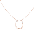 Aurelia Diamond Oval Pendant