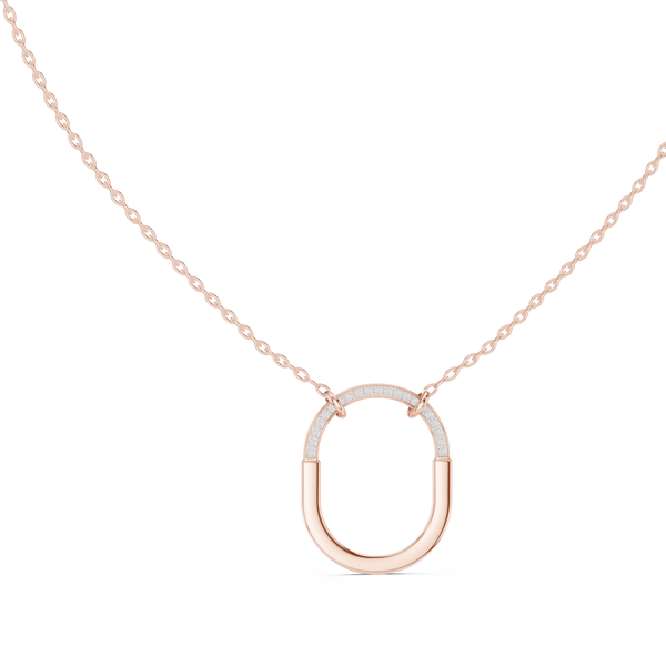 Aurelia Diamond Oval Pendant
