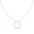 Aurelia Diamond Oval Pendant