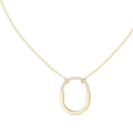 Aurelia Diamond Oval Pendant