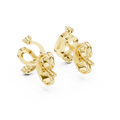 Elara Diamond Swirl Stud Earrings