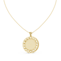 Celestia Diamond Medallion Pendant
