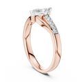 Elanore Marquise & Diamond Twist Ring