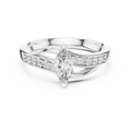 Elanore Marquise & Diamond Twist Ring