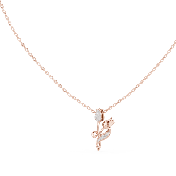 Rosalie Diamond Tulip Pendant
