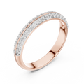 Aurelia Double Row Diamond Ring