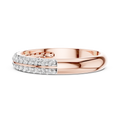 Aurelia Double Row Diamond Ring