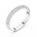 Aurelia Double Row Diamond Ring