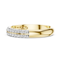Aurelia Double Row Diamond Ring