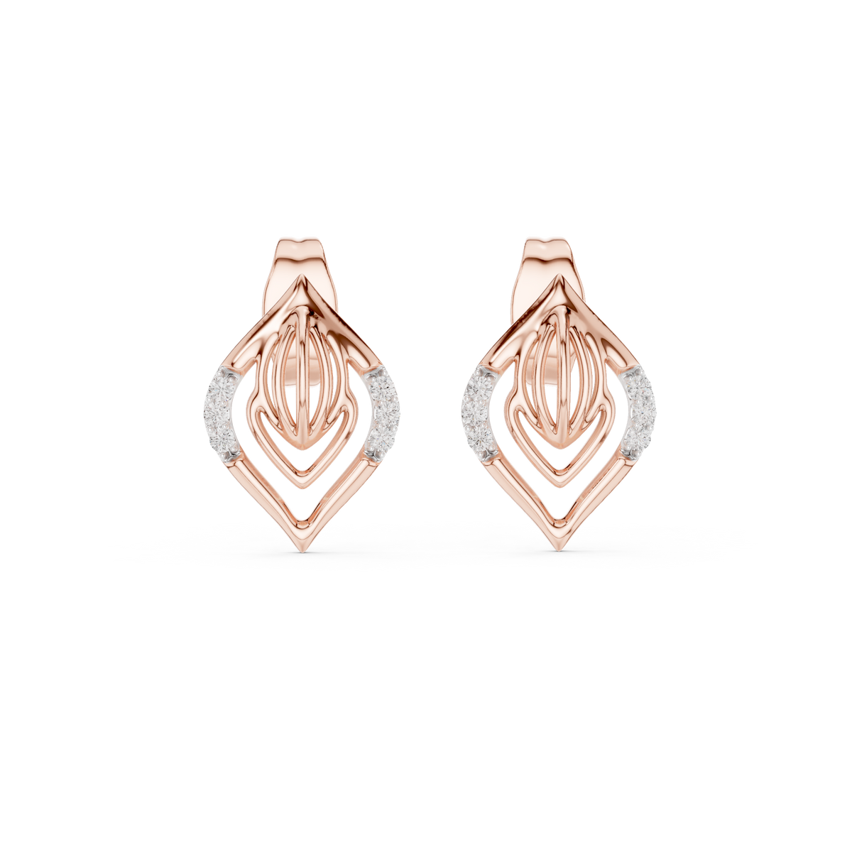 Seraphina Diamond Marquise Stud Earrings