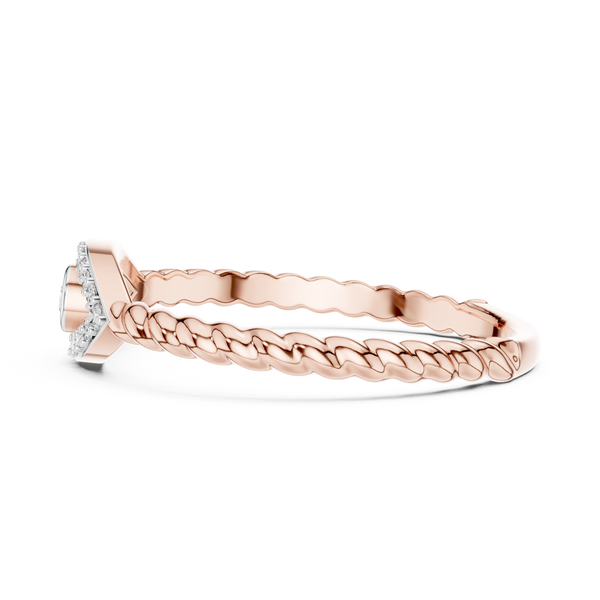 Evelisse Evil Eye Round Diamond Ring