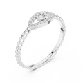 Evelisse Evil Eye Round Diamond Ring