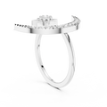 Celestine Moon and Star Diamond Ring