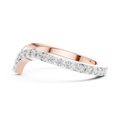 Virelle Chevron Diamond Wedding Band