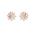 Fiora Diamond Floral Stud Earrings