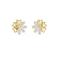 Fiora Diamond Floral Stud Earrings