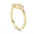 Amorette Interlocking Heart Diamond Ring