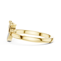 Coralie Crowned Heart Diamond Ring
