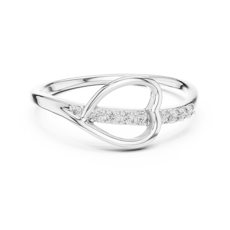 Elowen Infinity Diamond Ring detail