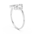 Amorette Diamond Heart & Bow Ring