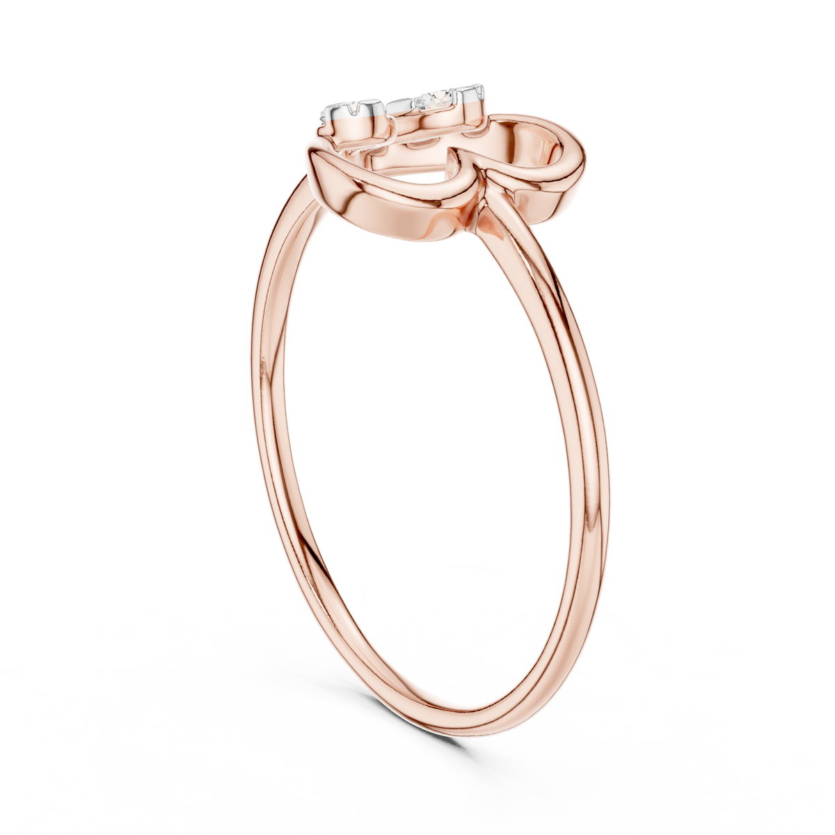 Elara Diamond Heart Ring