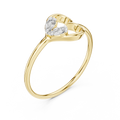Elara Diamond Heart Ring