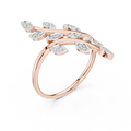 Sylvie Diamond Leaf Ring