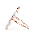 Sylvie Diamond Leaf Ring