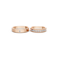 Virelle Diamond Wedding Band Set