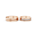 Elowen Seven Diamond Wedding Band Set