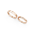 Elvar Diamond Wedding Band Set