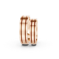 Valen Grooved Wedding Band Set