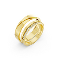 Isolde Diamond Wedding Band Set